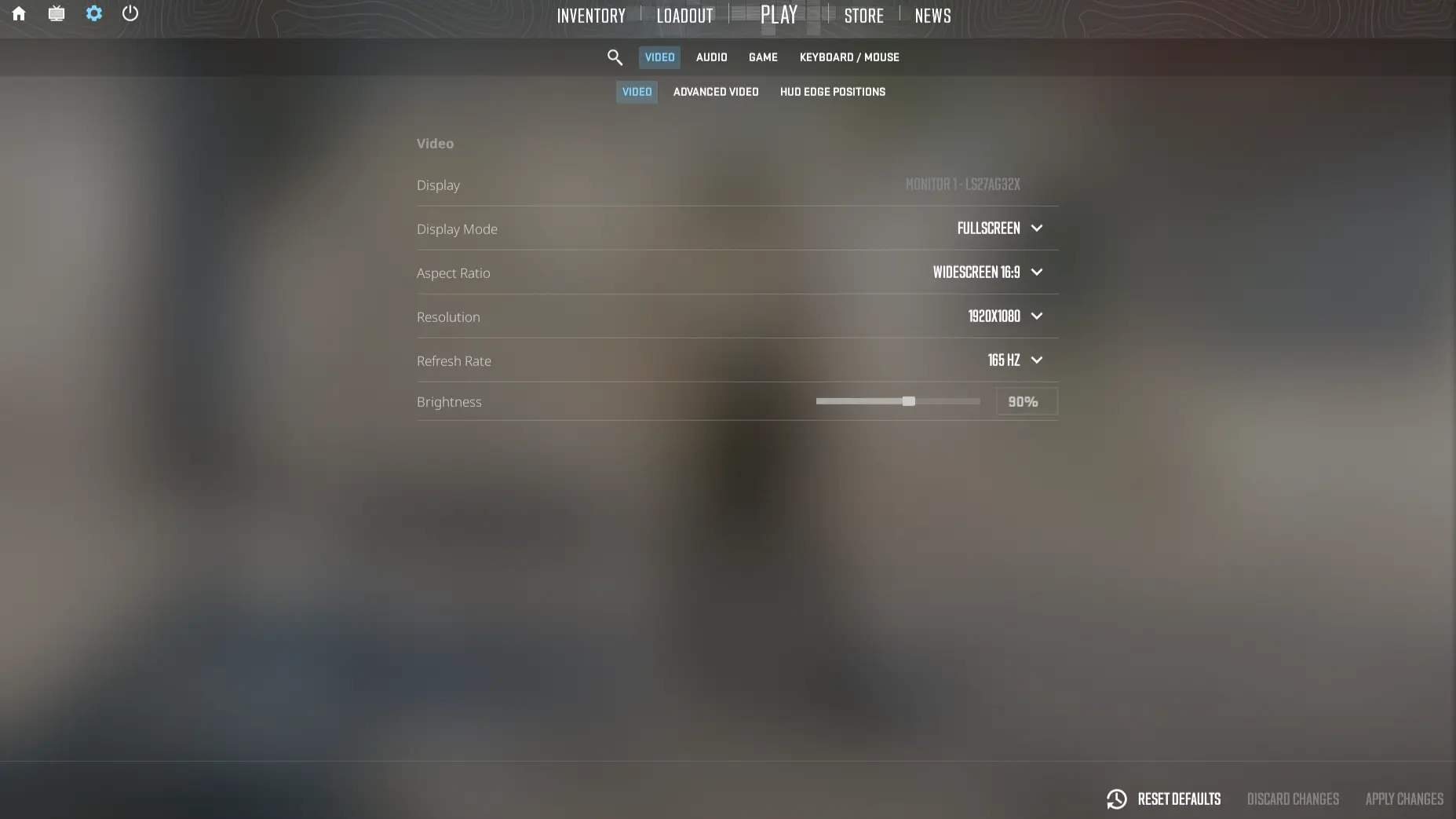تنظیمات اصلی ویدیو در بازی cs2 CS2 Video Settings